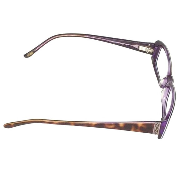 XOXO Eyeglasses Frames Foxy Tortoise Purple Flex Hinge 52 17 135 - Picture 5 of 8